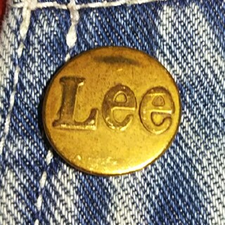 リー(Lee)の・㉜ Lee フロントボタン リペア リメイク ハンドメイドパーツ 修理用パーツ(各種パーツ)