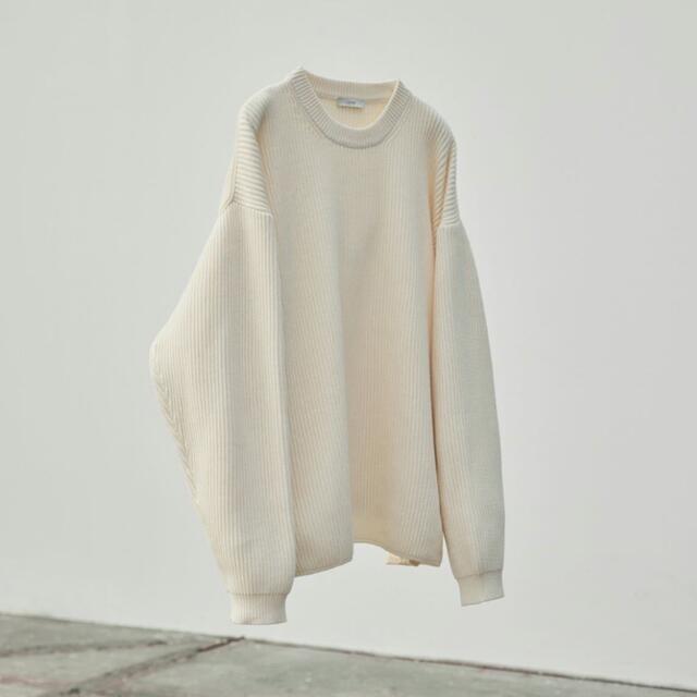 LIDNM リドム OVERSIZED 7G AZE KNIT