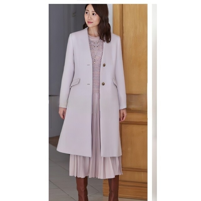 メール便可/取り寄せ アナイ 19AW ライトビーバー Vカラーコート