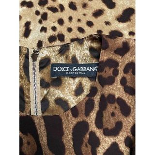 DOLCE&GABBANA - DOLCE&GABBANA ドルチェ&ガッバーナ フリルヒョウ柄