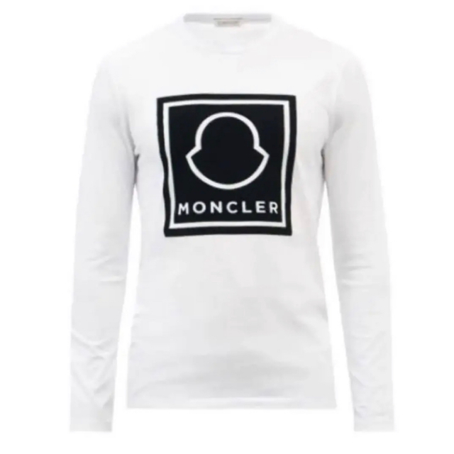 MONCLER モンクレール　長袖Tシャツ　ロンT  ブラック　ホワイト