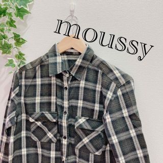 マウジー(moussy)のmoussy マウジー　ネルシャツ　F ブラック×ホワイト　チェック(シャツ/ブラウス(長袖/七分))