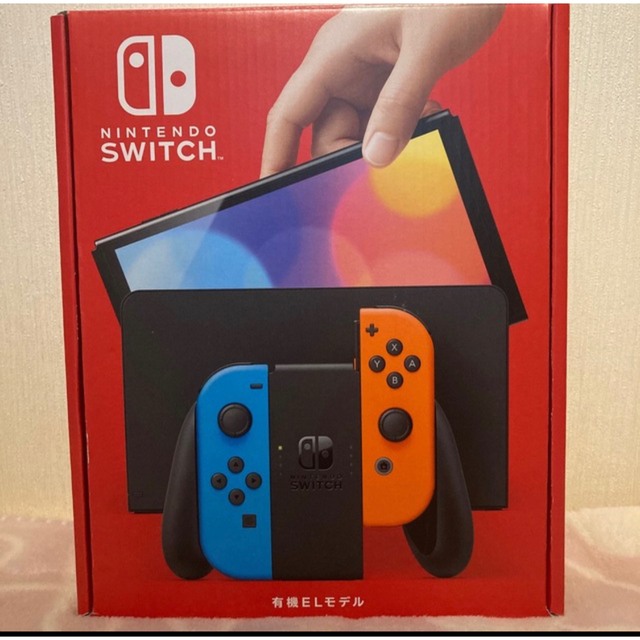 ゲームソフトゲーム機本体Nintendo Switch  スイッチ　本体　有機EL ネオンブルー　新品