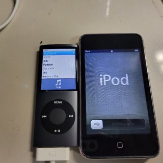 アイポッド(iPod)のIpod　touch第2世代64GBとipod　nano第4世代16GB(ポータブルプレーヤー)