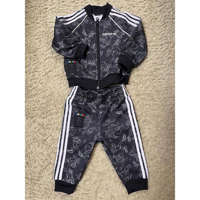 adidas(アディダス)の【中古美品】ベビーadidas 上下ジャージ キッズ/ベビー/マタニティのベビー服(~85cm)(その他)の商品写真