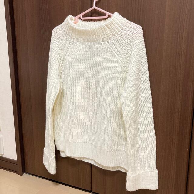 INGNI(イング)のINGNI 美品 ボトルネック ニット アイボリー レディースのトップス(ニット/セーター)の商品写真