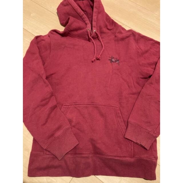 STUSSY - ステューシー ワインレッド スウェット パーカー トレーナー
