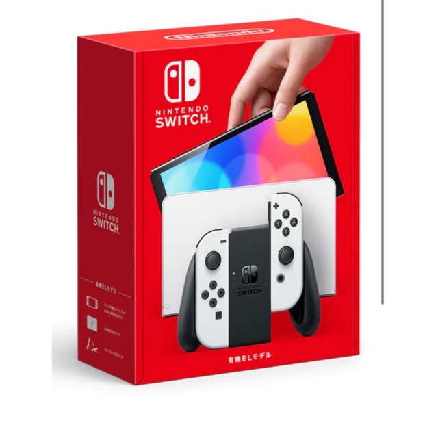 Nintendo Switch(ニンテンドースイッチ)のNintendo Switch 有機ELモデル ホワイト エンタメ/ホビーのゲームソフト/ゲーム機本体(携帯用ゲーム機本体)の商品写真