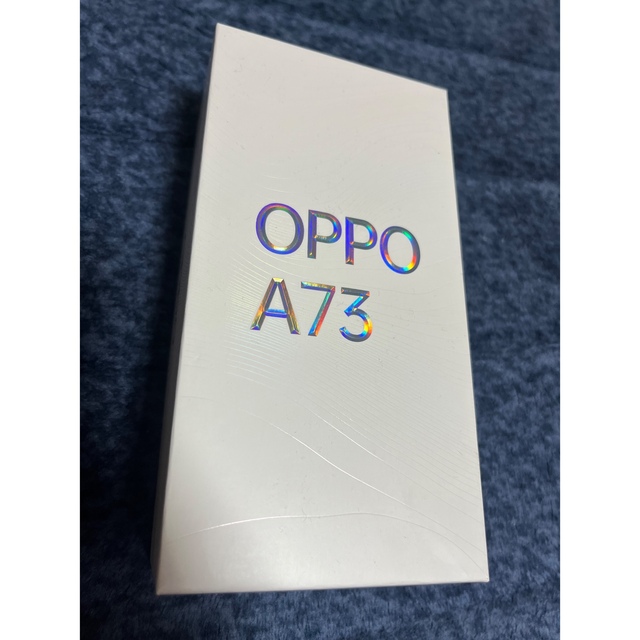 OPPO(オッポ)のoppo A73 美品　ネービーブルー スマホ/家電/カメラのスマートフォン/携帯電話(スマートフォン本体)の商品写真