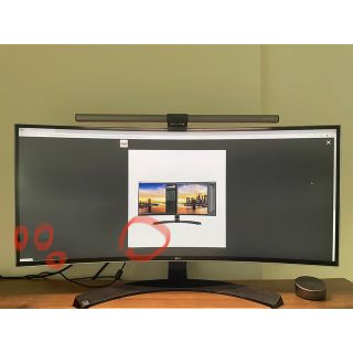 LG Electronics - LG モニター ディスプレイ 34インチ 曲面ウルトラ
