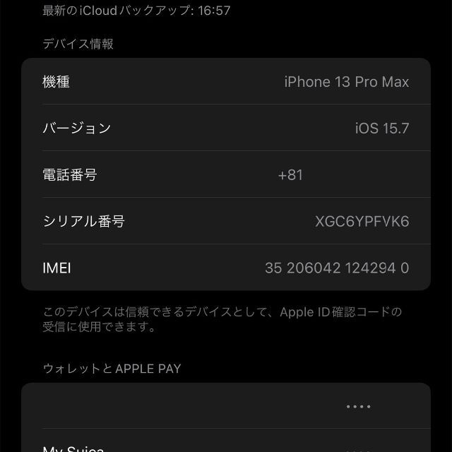 iPhone 13 Pro Max 128GB SIMフリー バッテリー100％ 9