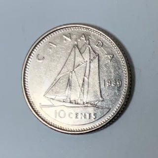 海外古銭 カナダ/10セント硬貨/10CENTS/ダイム(貨幣)