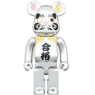 ベアブリック(BE@RBRICK)のBE@RBRICK 達磨 合格 銀メッキ 100% / 400% 2セット(その他)