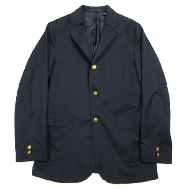 BEAMS+ コーデュラナイロン 紺ブレ ブレザー 金ボタン 段返り BEAMS+ コーデュラナイロン 紺ブレ ブレザー 金ボタン 段返り