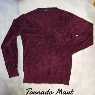 TORNADO MART - 【トルネードマート】モールヤーン Vネック セーター Size M