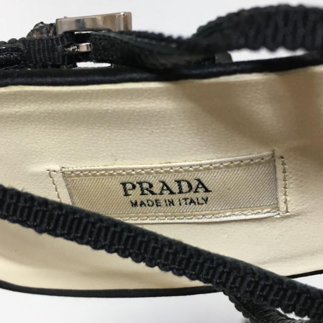 PRADA(プラダ)のプラダ サンダル 35 レディース - リボン レディースの靴/シューズ(サンダル)の商品写真