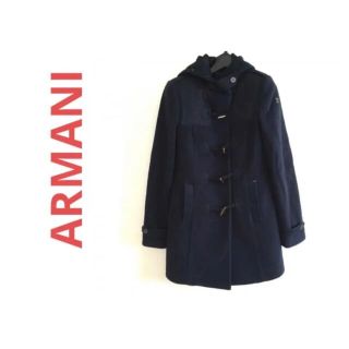 アルマーニジーンズ(ARMANI JEANS)のARMANIJEANS アルマーニジーンズ  ダッフルコート　  ネイビー(ダッフルコート)