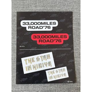 Yazawa - 矢沢永吉 ステッカー 33,000MILES ROAD'76 HIBIYAの