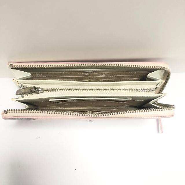 4℃(ヨンドシー)のヨンドシー 長財布 - ピンク×アイボリー レディースのファッション小物(財布)の商品写真