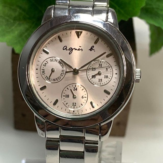 agnes b.(アニエスベー)の949 agnes b アニエス・ベー レディース 腕時計 クォーツ 電池交換済 レディースのファッション小物(腕時計)の商品写真
