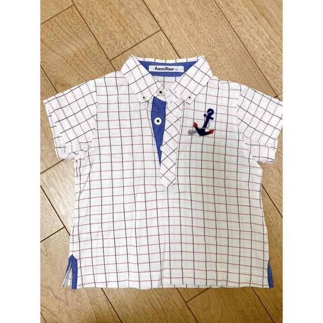 familiar(ファミリア)のfamiliar ポロシャツ90 キッズ/ベビー/マタニティのキッズ服男の子用(90cm~)(Tシャツ/カットソー)の商品写真