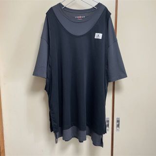 ナイキ(NIKE)の美品　ジョーダン　レイヤードビッグTシャツ　XXL ワンピース　広瀬すず着用(Tシャツ/カットソー(半袖/袖なし))