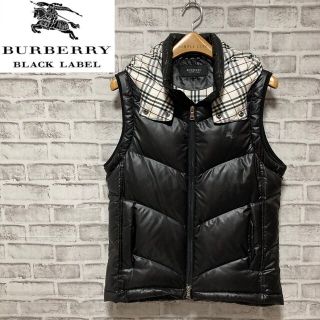 バーバリーブラックレーベル(BURBERRY BLACK LABEL)の【極美品】Berberry Black Label ダウンベスト　ノバチェック(ダウンベスト)