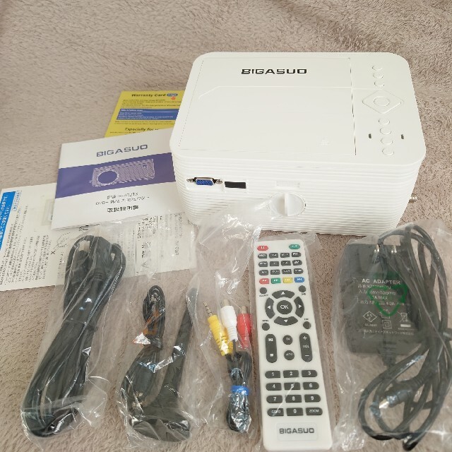 BIGASUO プロジェクター 地デジTVチューナー搭載 B-302TX DVDの BIGASUO プロジェクター 地デジTVチューナー搭載 B-302TX DVDの