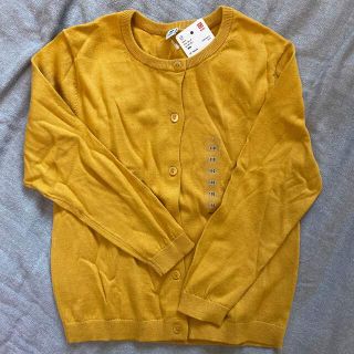 ユニクロ(UNIQLO)のユニクロ　キッズ110 長袖カーディガン(カーディガン)