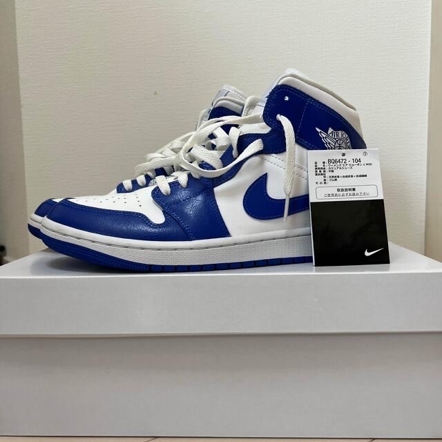 NIKE(ナイキ)のNike WMNS Air Jordan 1 Mid Kentucky Blue メンズの靴/シューズ(スニーカー)の商品写真