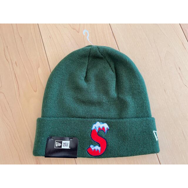 【完売品】Supreme Newera Sロゴ ビーニー ニット帽 正規品