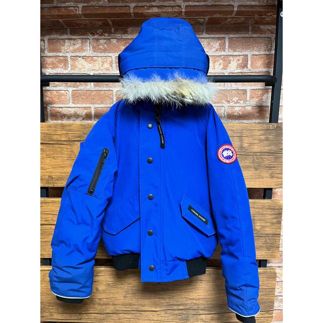 CANADA GOOSE(カナダグース)のカナダグース　ジャスパー　青　130 キッズ キッズ/ベビー/マタニティのキッズ服男の子用(90cm~)(ジャケット/上着)の商品写真