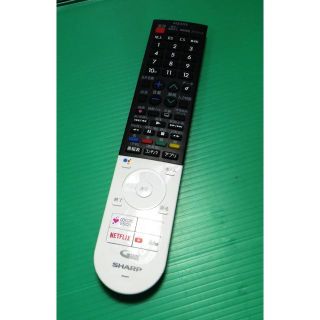 B★SHARP シャープ AQUOS 4Ｋテレビリモコン GB281SA★蓋なし(テレビ)