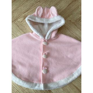 赤ちゃんの城　うさぎケープ　60〜90cm(ジャケット/コート)