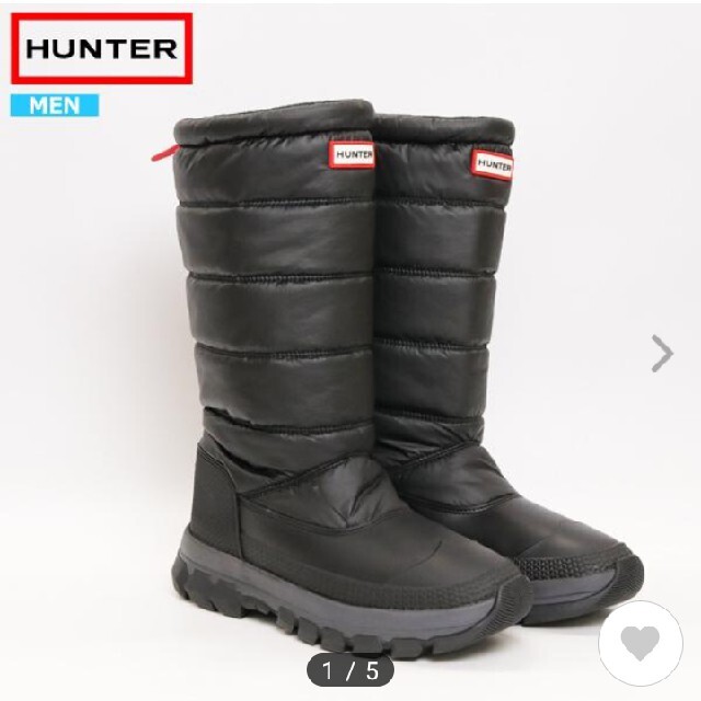 HUNTER(ハンター)のハンタースノーブーツメンズ　26cm防水防寒 メンズの靴/シューズ(ブーツ)の商品写真