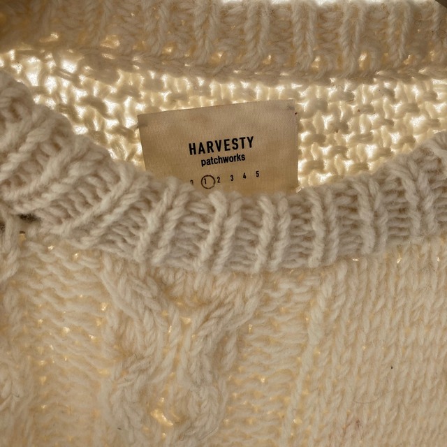 nest Robe(ネストローブ)のHARVESTY パッチワークニットセーター レディースのトップス(ニット/セーター)の商品写真