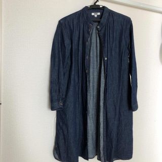 ユニクロ(UNIQLO)のUNIQLOキッズロングシャツ　150㎝(ブラウス)