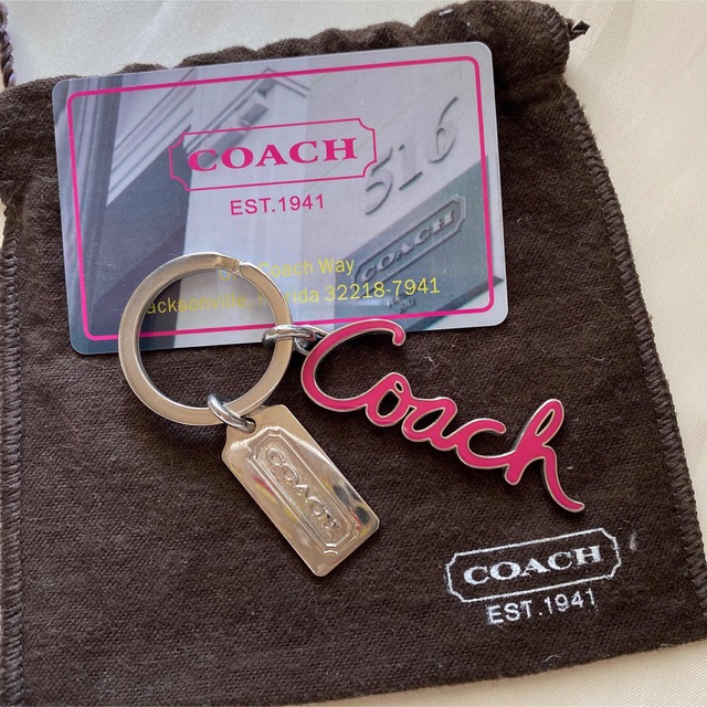 COACH(コーチ)のcoach{キーホルダー｝美品 レディースのファッション小物(キーホルダー)の商品写真