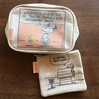 スヌーピー(SNOOPY)の値下げ❣️スヌーピー ファーロン ポーチ Coleman 付録(ポーチ)