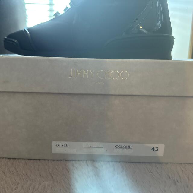 JIMMY CHOO(ジミーチュウ)の新品未使用⭐︎ ジミーチュウ　JIMMY choo メンズ　ハイカットスニーカー メンズの靴/シューズ(スニーカー)の商品写真