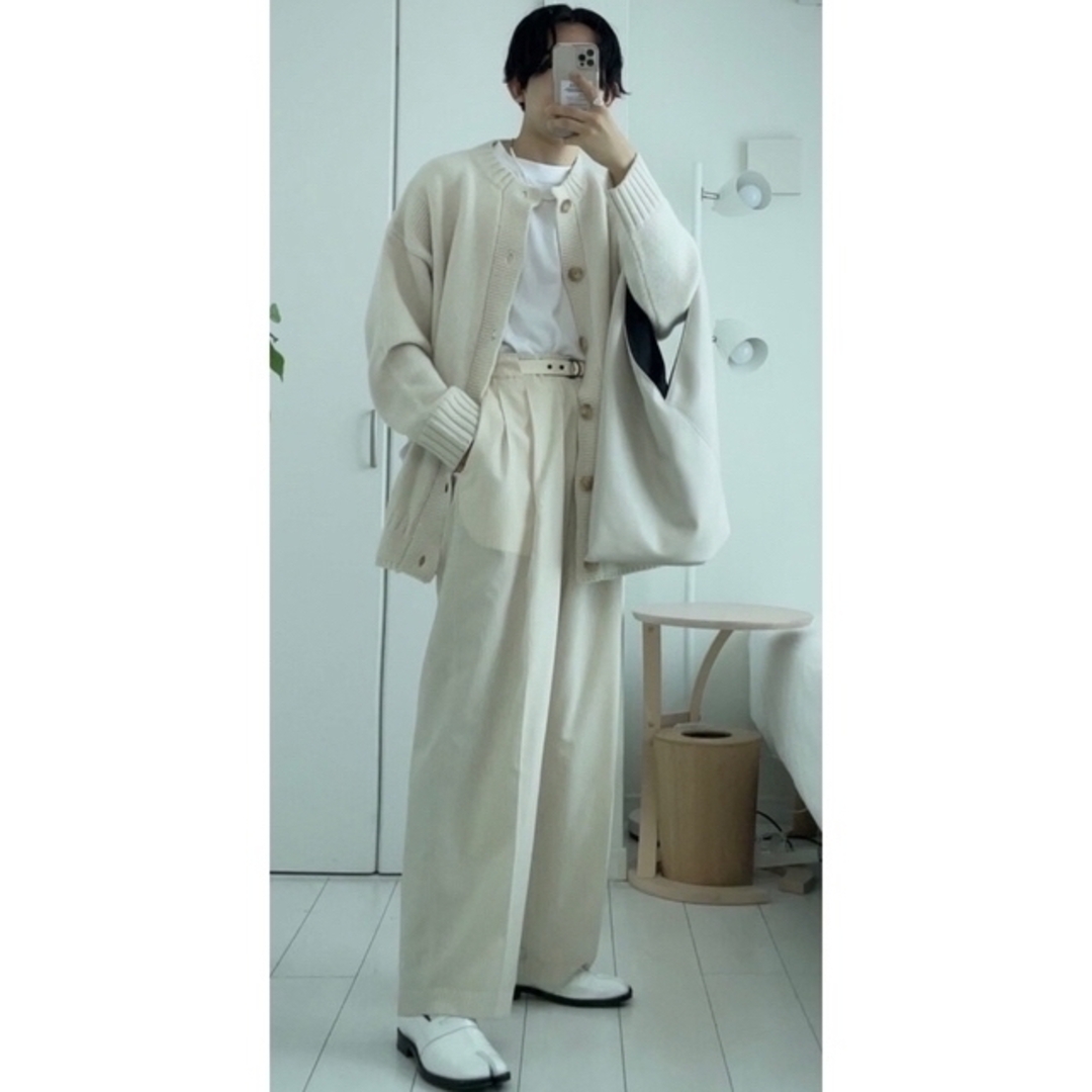 IRENISA 21SS TWO TUCKS WIDE PANTS ベルト付き メンズのパンツ(スラックス)の商品写真