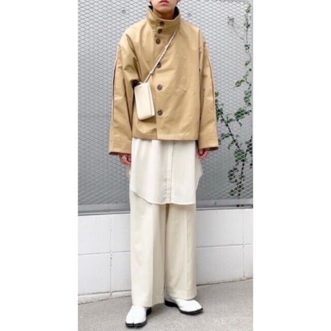 IRENISA 21SS TWO TUCKS WIDE PANTS ベルト付き メンズのパンツ(スラックス)の商品写真