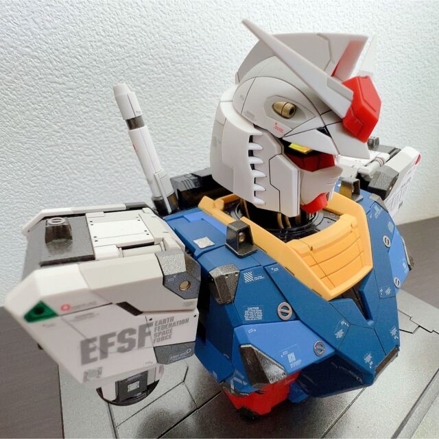 1/48　RX-78F00 ガンダム[BUST MODEL] 塗装済完成品