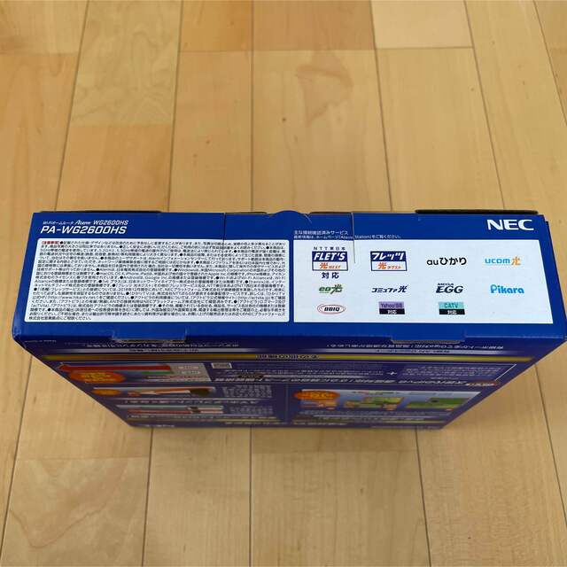 NEC(エヌイーシー)の【新品未使用品】NEC PA-WG2600HS Wi-Fiルーター スマホ/家電/カメラのPC/タブレット(PC周辺機器)の商品写真