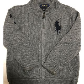 ポロラルフローレン(POLO RALPH LAUREN)の美品 ラルフローレン ニットカーディガン ジャケット ビッグポニー 男の子(カーディガン)