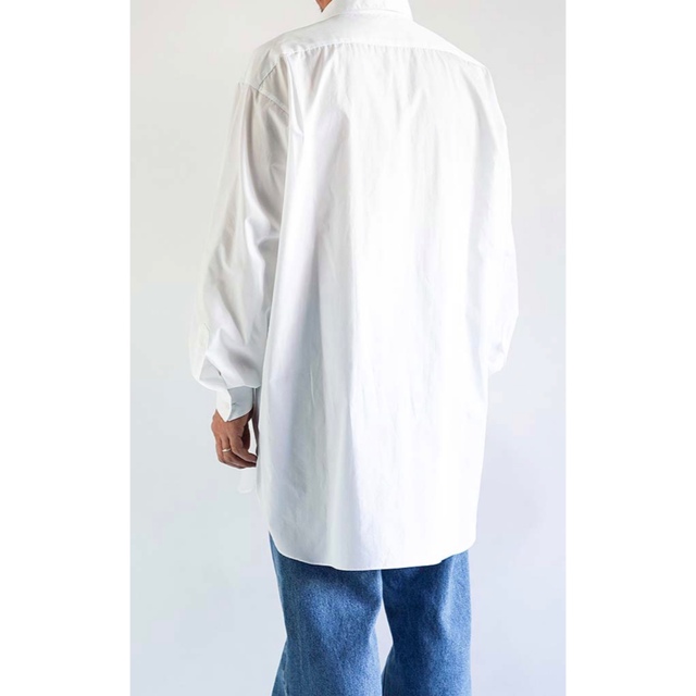 A.PRESSE Pullover Granpa Shirt ホワイト 新品 3 2