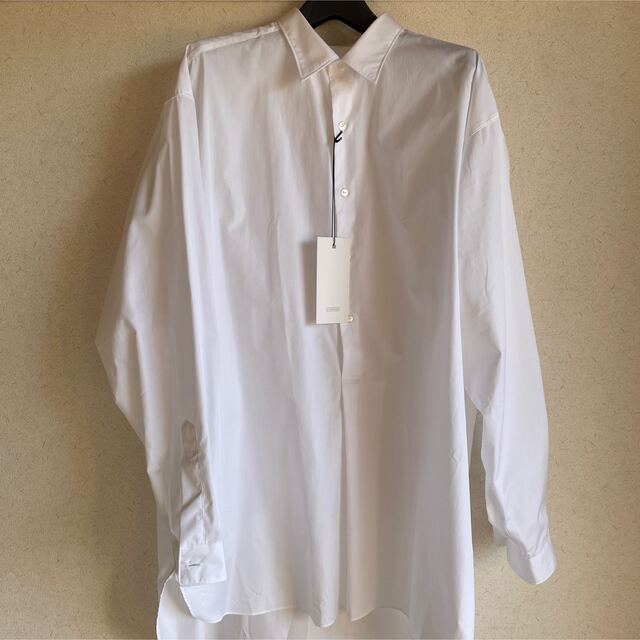 A.PRESSE Pullover Granpa Shirt ホワイト 新品 3 3