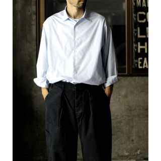 コモリ(COMOLI)のA.PRESSE Pullover Granpa Shirt ホワイト 新品 3(シャツ)