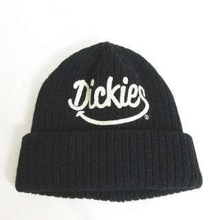 ディッキーズ(Dickies)のディッキーズ Dickies ニット帽 ビーニー ブラック 刺繍 ロゴ(その他)