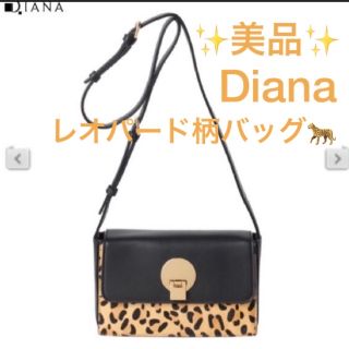 ダイアナ(DIANA)の🐆お値下げ中🐆美品　ダイアナ  レオパード柄  ショルダーバッグ(ショルダーバッグ)